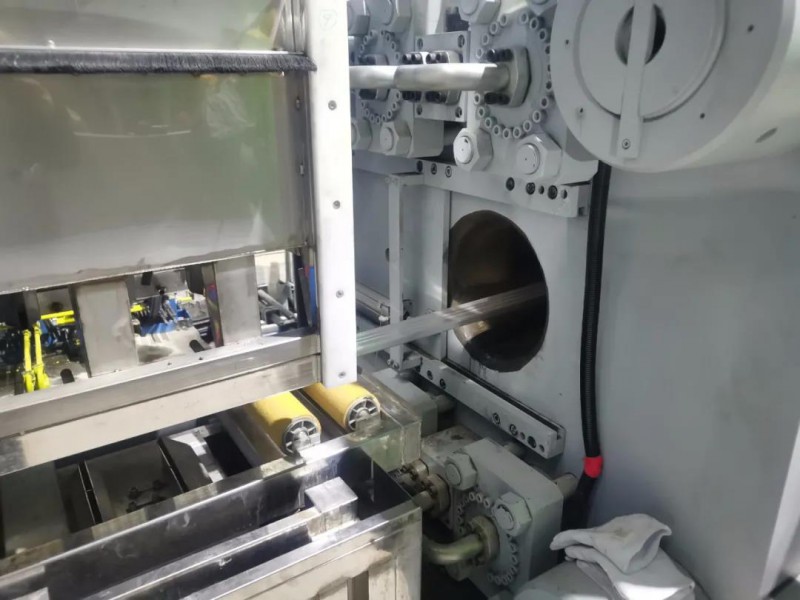 江苏东升国际官网二期仅用【92天】新上的2000吨全自动挤压出产线正式出料