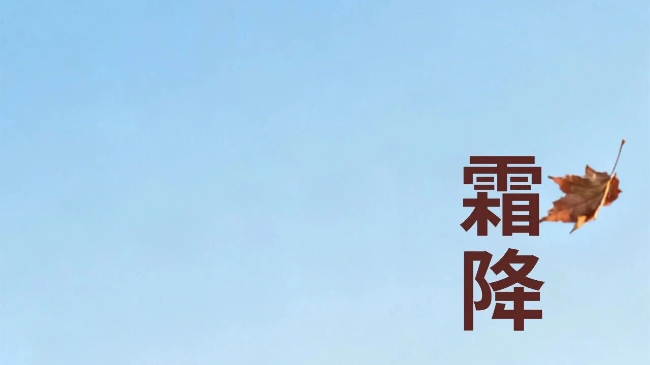 霜降 | 铝途相伴 无惧寒霜